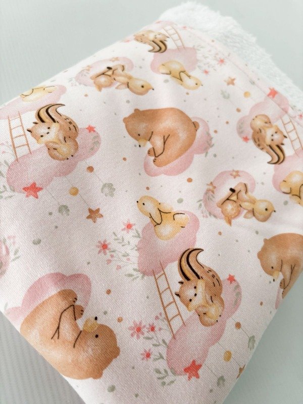 Producto - Manta con corderito Nube Rosa