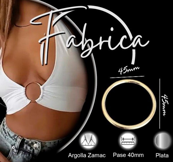 Producto - Aro zamac 45 mm. Pase: 40mm (1 unidad)