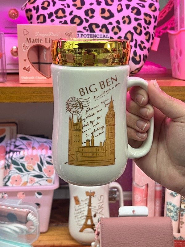 Producto - Taza con tapa espejada