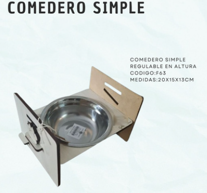 Producto - COMEDERO SIMPLE REGULABLE
