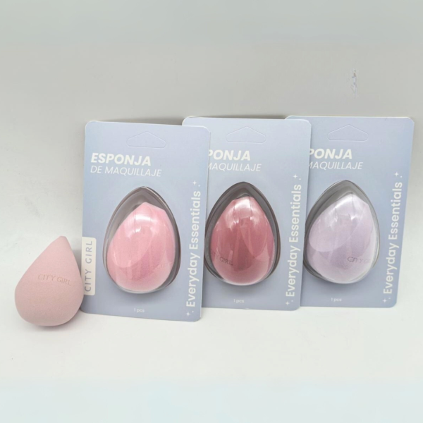 Producto - City Girl eponja estilo Gota  Chata CL-241213
