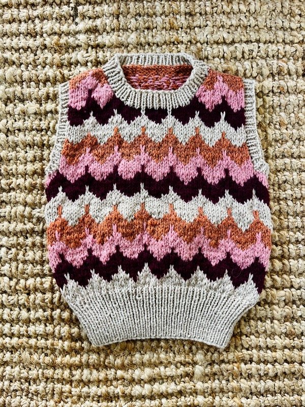 Producto - Chaleco Zig Zig Base Beige