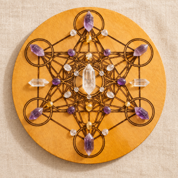 Producto - Rejilla Energética para Cristales de Geometría Sagrada - Guatambú 15 cm - 0