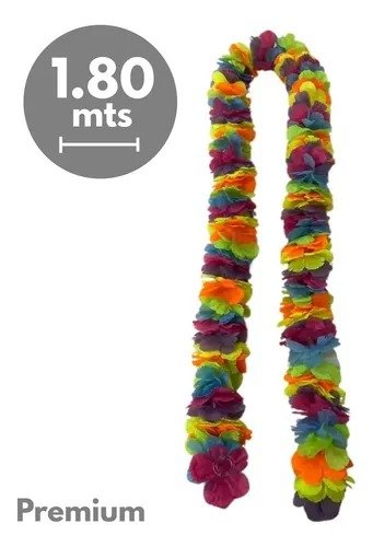 Producto - BOA FLORES SEDA MULTICOLOR 1,80 MTS X1