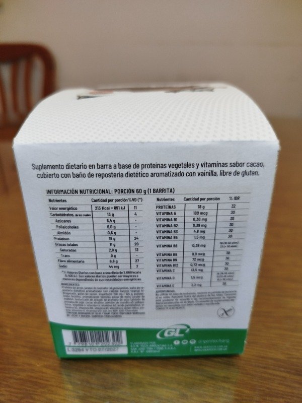 Producto - VEGGIE BAR X 10 UNIDADES - 4