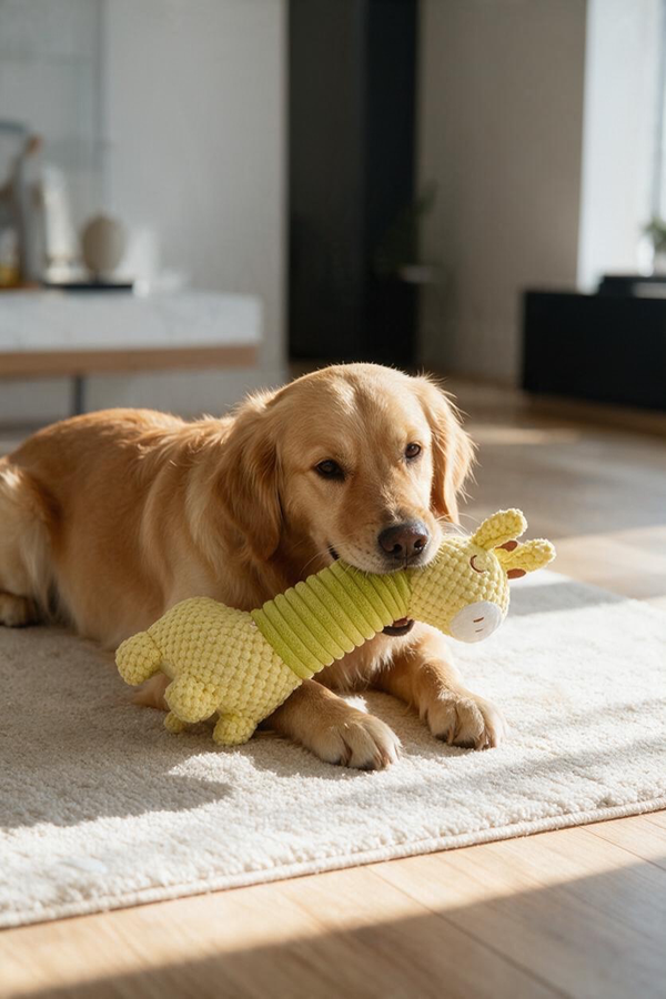 Producto - JUGUETE PELUCHE JIRAFA GRANDE CON CHIFLE