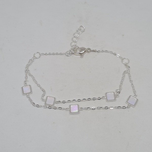 Producto - Pulsera cuadrado nácar - 0