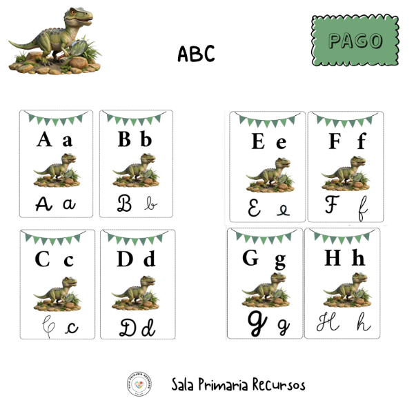 Producto - Dinosaurio abc