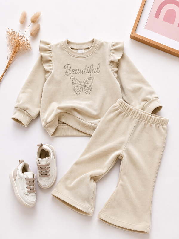 Producto - CONJUNTO LOVELY BEIGE (BUZO + PANTALÓN OXFORD)