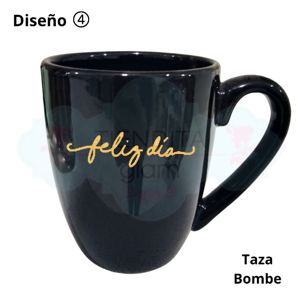Producto - TAZAS NEGRAS DECO DÍA DE LA MADRE - 4