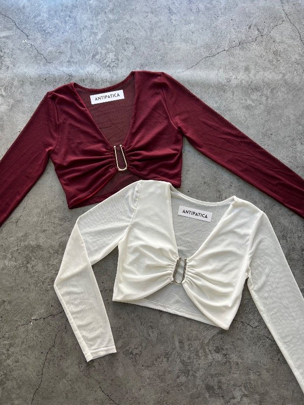 Producto - Top hebilla tull