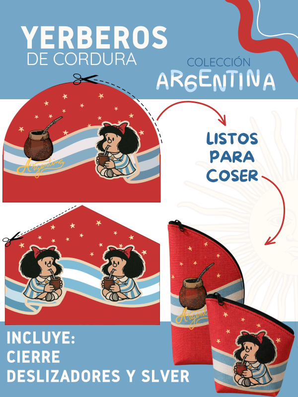 Producto - MOLDES YERBERO X 2 - MAFALDA ARGENTINA