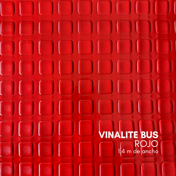 Producto - PISO PVC VINALITE BUS ROJO