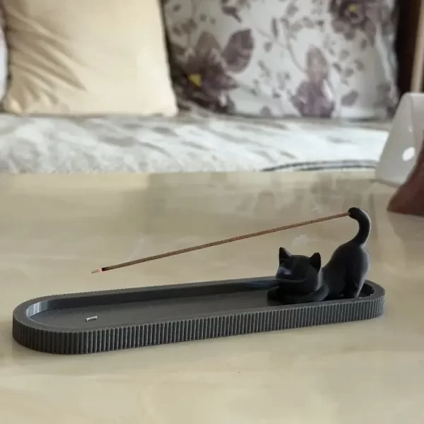 Producto - Porta Sahumerio Gatito 3d - 1