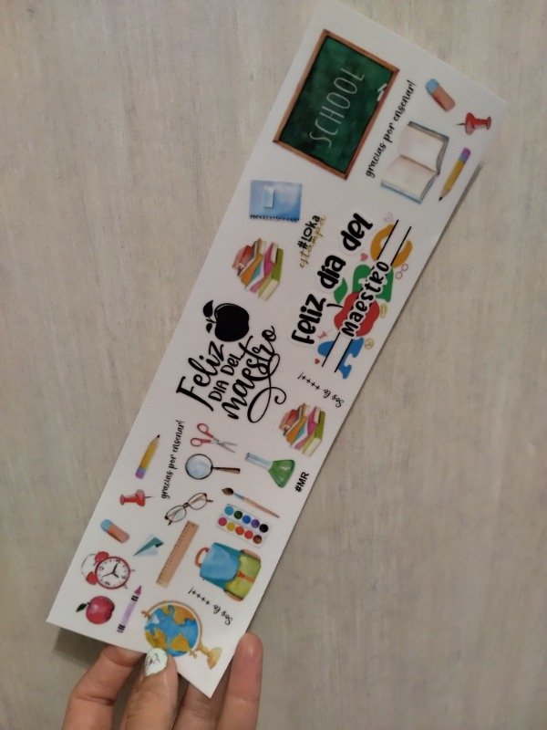 Producto - UV Tiras 8x28cm Día del Maestro #4