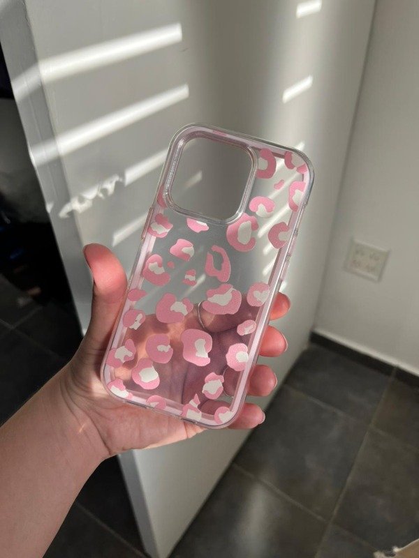 Producto - Funda Print Rosa Reforzada (Iphone 14 pro)