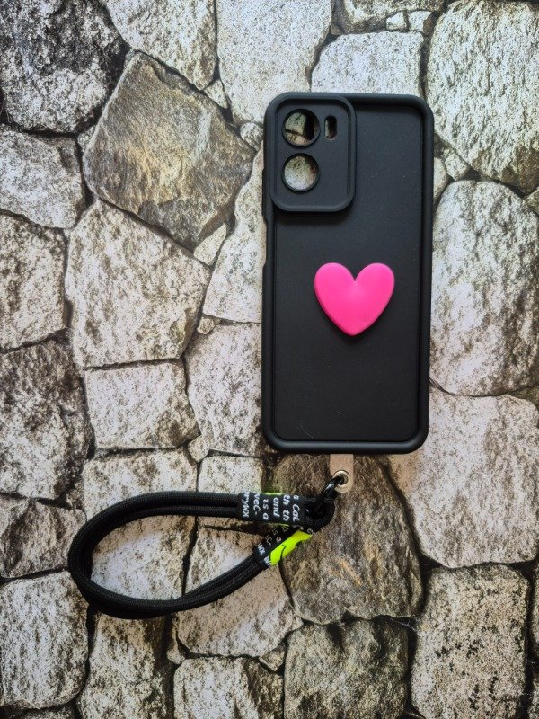 Producto - Funda silicone soft con correa Moto G05/E15 negra