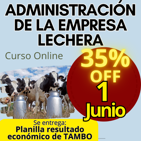 Producto - Curso Online: Administración de la empresa lechera (tambo)