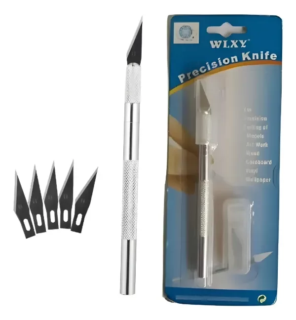 Producto - Bisturí Cutter De Precisión  + 5 Hojas De Repuesto
