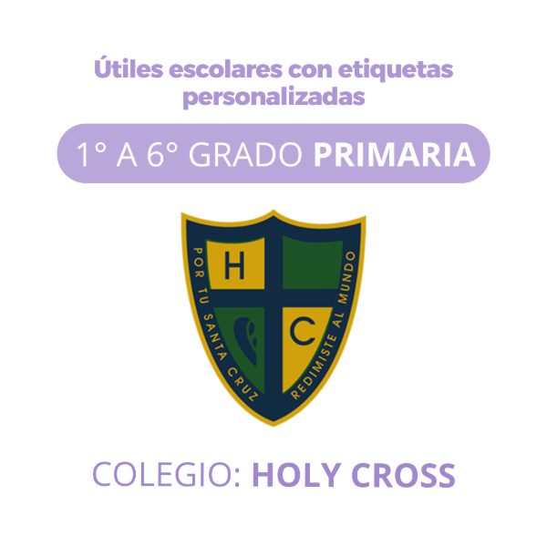 Producto - Caja Escolar - Colegio Holy Cross - 1ero a 6to Grado PRIMARIA
