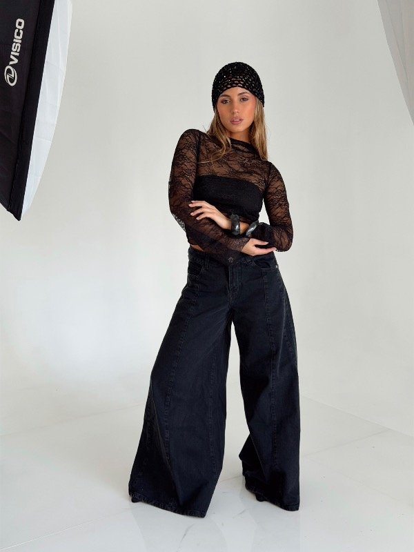 Producto - JEAN MEGA WIDE MAX BLACK - 0