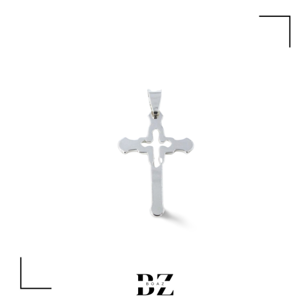 Producto - DIJES DE ACERO BLANCO CRUCES  X PCS VARIOS MODELOS - 1316-7