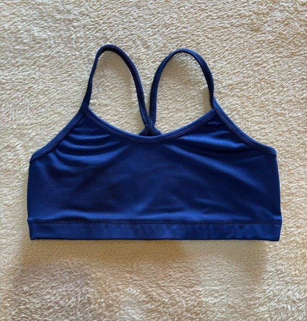 Producto - Top lycra tiras finas AZUL marino