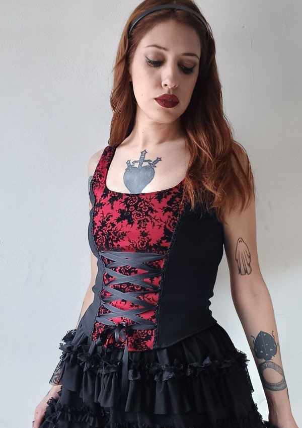 Producto - Top Mina Bordeaux