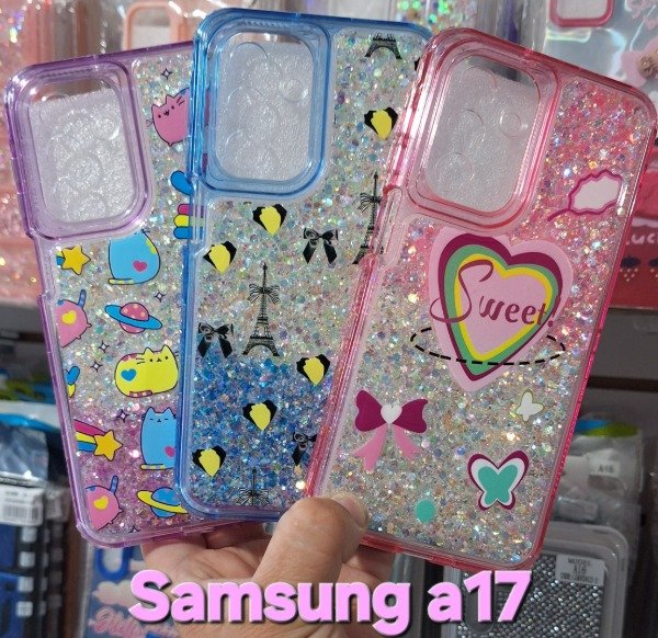 Producto - Fundas glitter diseño 360. Samsung a17