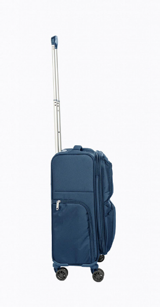 Producto - Valija 20" 4 ruedas tela Elf 3400/20 Negra/Azul - 2