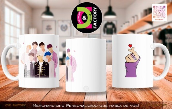 Producto - Taza BTS - TZ-RT-BL-11OZ-256-MUS-BTS