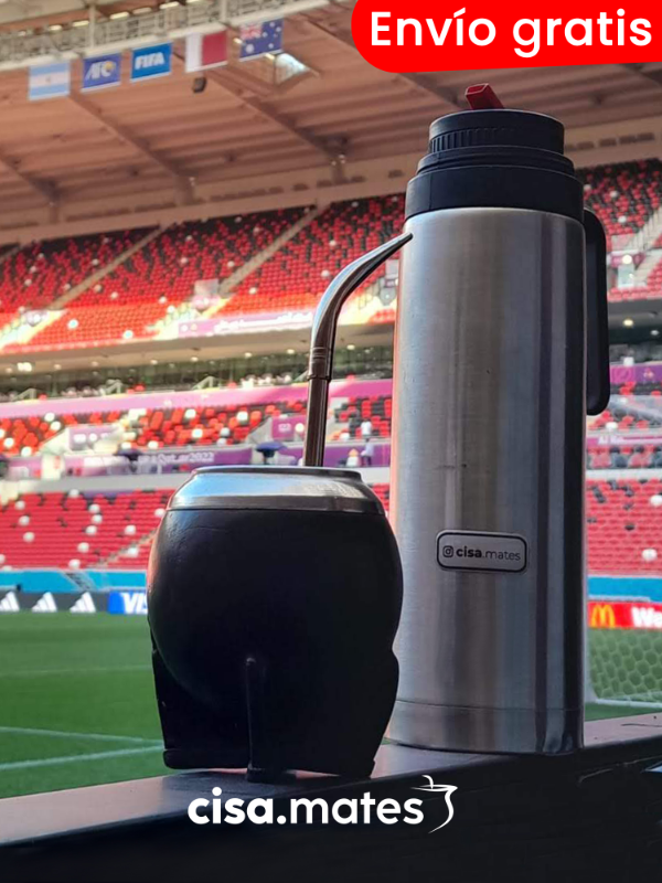 Producto - COMBO MATE TORPEDO URUGUAYO + BOMBILLA + TERMO