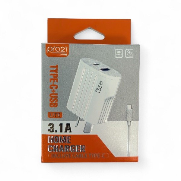 Producto - CARGADOR COMPLETO 3.1 A PRO21