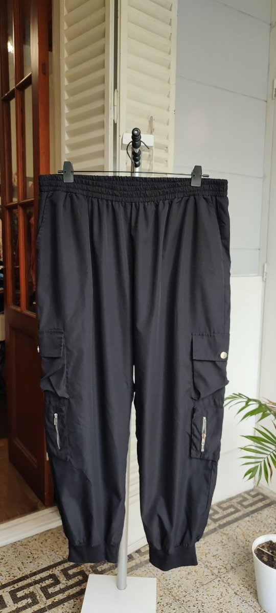 Producto - Babucha Cargo , negra, talle XL