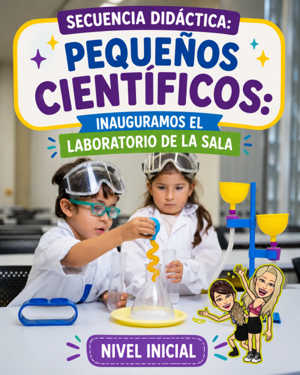 Producto - PEQUEÑOS CIENTÍFICOS: INAUGURAMOS EL LABORATORIO DE LA SALA
