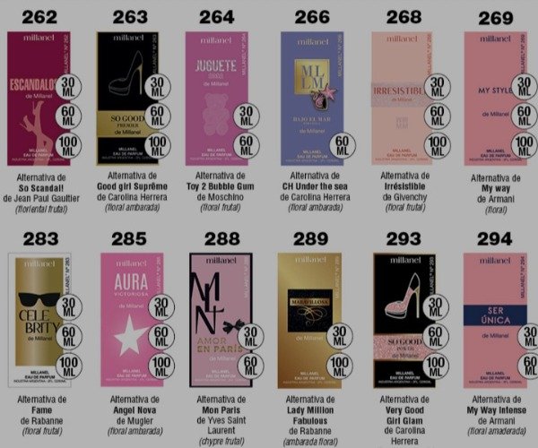 Producto - Perfumes alternativos millanel femeninos 60ml - 5