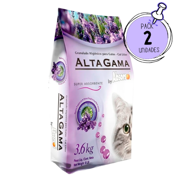 Producto - Piedras Sanitarias Lavanda Absorsol Alta Gama Pack x 2 Unid de 3,6 Kg c/u