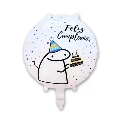 Producto - GLOBO ESFERA 18" "FELIZ CUMPLE" MEME CUTE