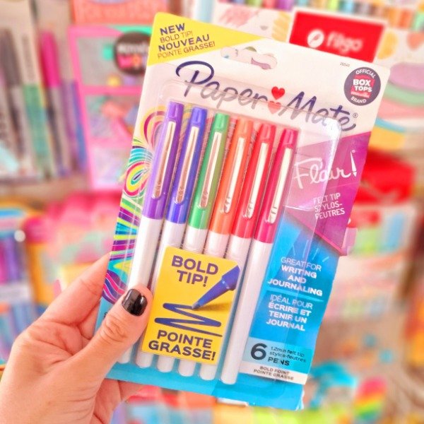 Producto - Marcadores 1.2mm. "Flair Bold" X6 - Paper Mate