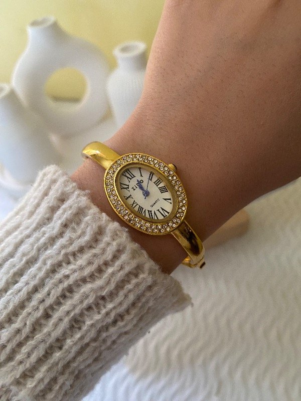 Producto - Reloj Vintage Esclava Ruso Dorado