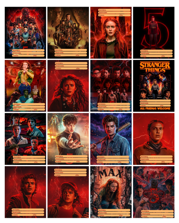 Producto - CARATULAS STRANGER THINGS 5