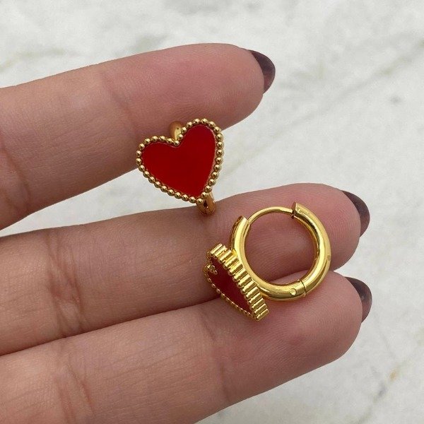Producto - Aros Roma rojo