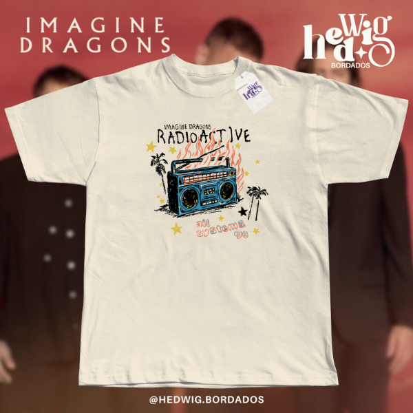 Producto - Remera Radioactive IMAGINE DRAGONS - DTF