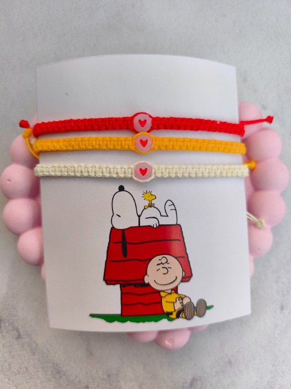 Producto - Pulseras Snoopy x3 - 1