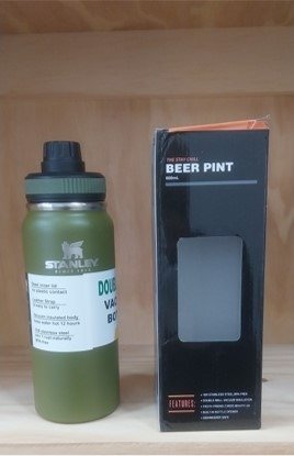 Producto - Botella térmica color verde aceituna