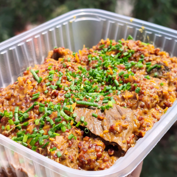 Producto - Risotto de quinoa con hongos de pino y calabaza asada