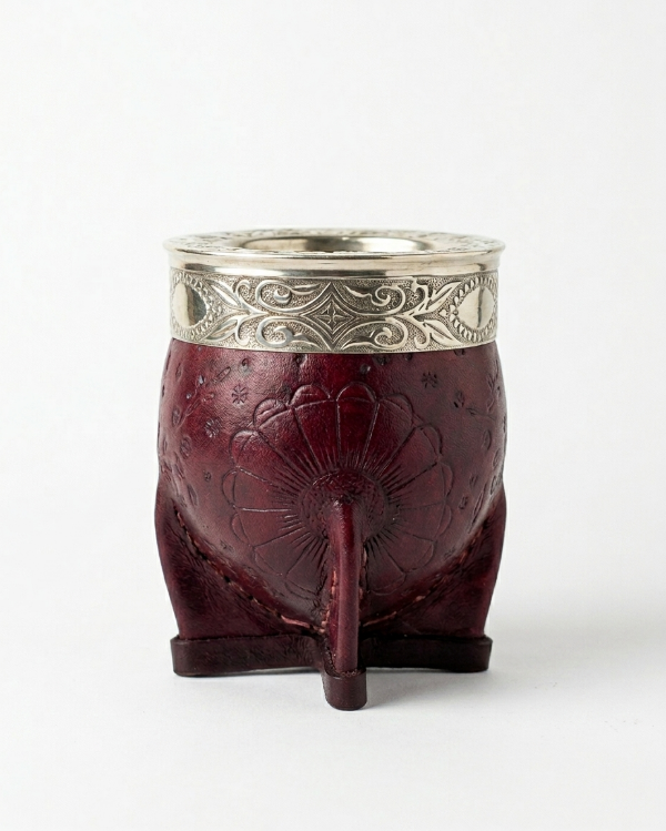 Producto - IMPERIAL BORRAVINO CUERO REPUJADO (VIROLA ALPACA)