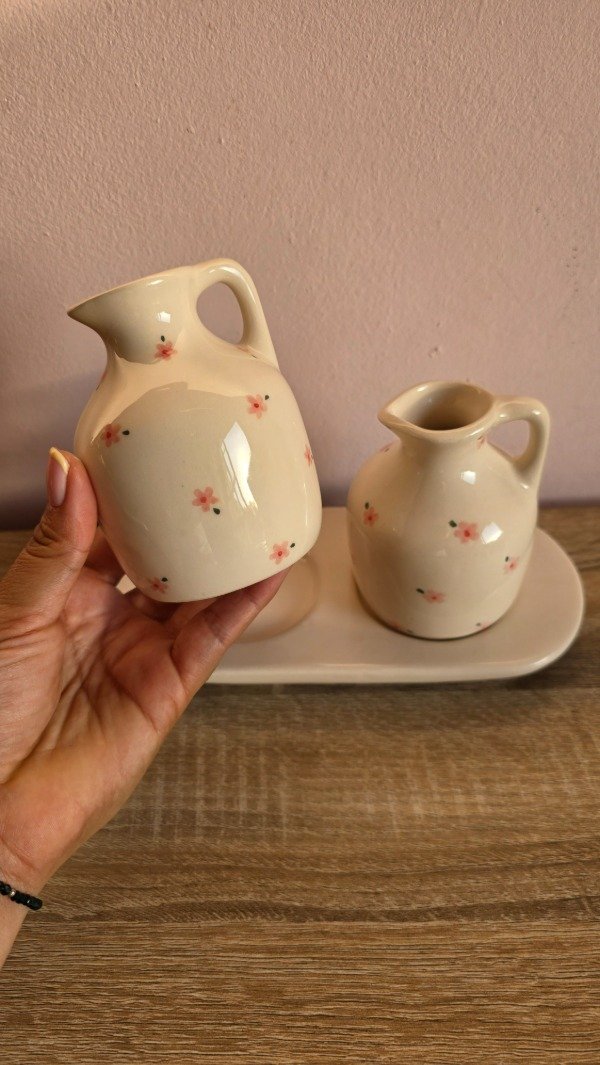 Producto - Aceiteras con base flores