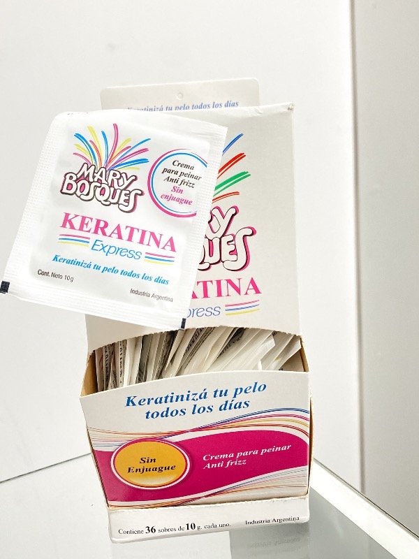 Producto - Keratina express Mary Bosques. SIN ENJUAGUE