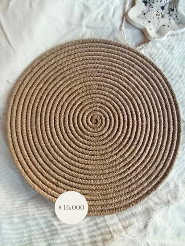 Producto - Individual/ Plato de Sitio Soga Nautica